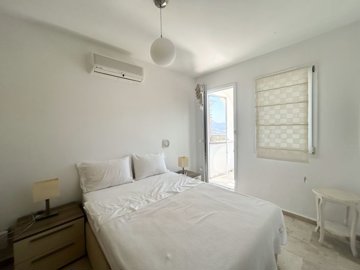 An Elegant Sea View Apartment For Sale In Bodrum - Comfortable double bedroom