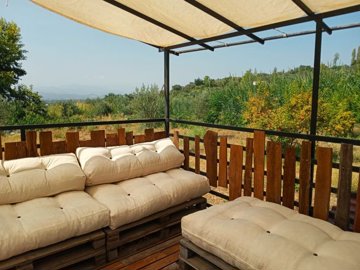 A Gorgeous Fethiye Property In Rural Kadikoy, Seydikemer For Sale - Lovely terrace