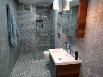 A Beautifully Renovated Fethiye Property For Sale - Modern shower room