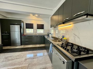 A Gorgeous Detached Fethiye Property For Sale - Fitted modern kitchen with white goods