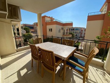 A Fantastic Value 3-Bed Apartment For sale In Didim - A good-sized balcony with nature views