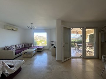 A Sea View Duplex Villa In Bodrum For Sale - Spacious living with a gorgeous covered sun terrace