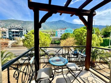 Ready-To-Move Apartment For Sale In Ovacik, Fethiye – Bedroom balcony with pretty views