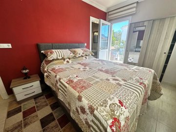 A Semi-Detached Villa With A Shared Pool For Sale - Master bedroom with ensuite and balcony