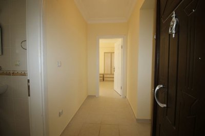 Delightful Furnished Apartment For Sale In Altinkum – View into the apartment from front door