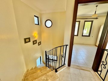 A Charming Detached Villa For Sale In Fethiye - Marble staircase