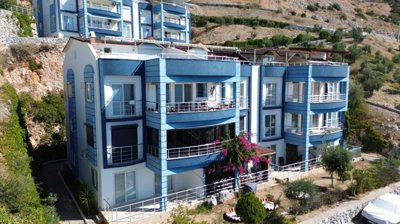 A Bargain, Full Sea View Apartment For Sale In Didim – Main view of the apartment block