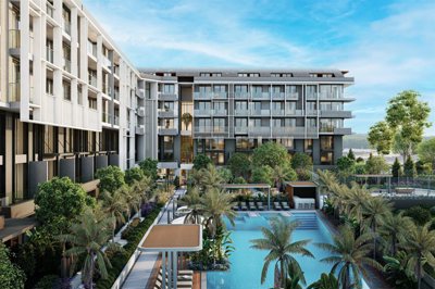 Hotel Concept Antalya Investment Apartments For Sale - A large modern complex with on-site facilities