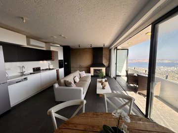 Magnificent Sea View Apartment For Sale In Bodrum - A stunning living area with amazing sea views