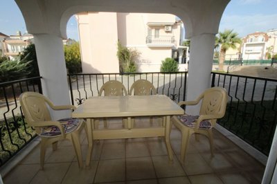 A Fully Furnished Didim Property In Sought After Complex – Balcony for alfresco dining