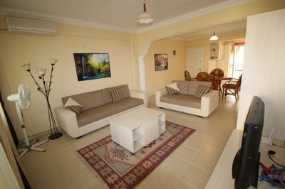 A Fully Furnished Didim Property In Sought After Complex – Light and airy living space