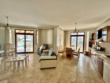 A Traditional Detached Stone Villa For Sale In Fethiye - Bright and airy living space with terrace