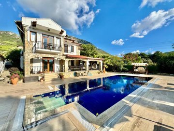 A Magnificent Detached Villa In Fethiye For Sale - Main view of the private villa and pool