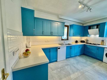 A Magnificent Detached Villa In Fethiye For Sale - Gorgeous fully fitted kitchen with white goods