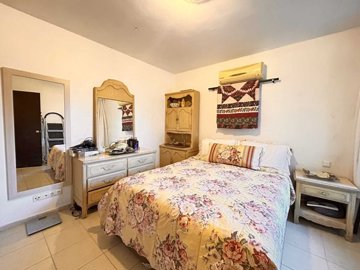 A Beautiful Furnished Apartment In Bodrum For Sale - A spacious double bedroom