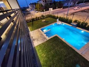 An Ultra-Modern Villa With A Private Pool For Sale in Belek, Antalya - View from the upper floor balcony