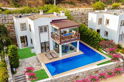 A Magnificent Sea-View Bodrum Property Investment - A modern duplex villa with private pool