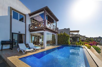 A Magnificent Sea-View Bodrum Property Investment - Pool and sun terraces