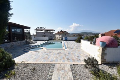 Private Traditional Stone Villa For Sale In Fethiye - Private pool and sun terraces