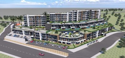 Deluxe Kusadasi Apartments & Villas For Sale - Main view of the luxury complex