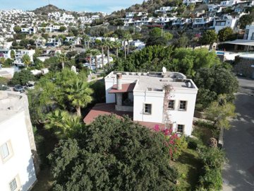 A Pretty Duplex Furnished Bodrum Villa For Sale - Arial view of the villa