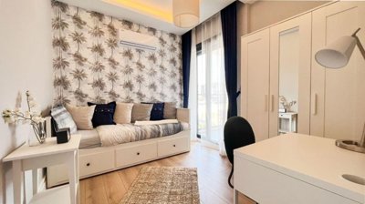 Newly Built Luxury Detached & Semi-Detached Kusadasi Villas For Sale - Lovely bedroom ideal for children