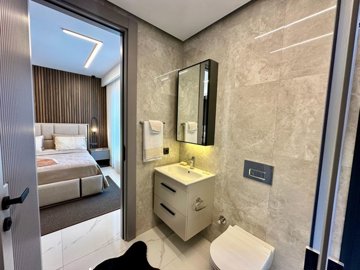 Detached Sea View, Smart Home Kusadasi Villas - Ensuite bathroom