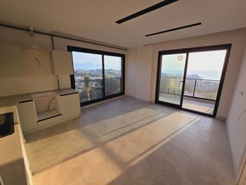 Newly Built Smart-Home Kusadasi Apartment For Sale - Sun-drenched open-plan living space