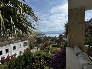 A Serene 2-Bedroom Apartment In Bodrum For Sale - Sea view from terrace