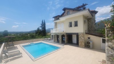 A Grand Detached Villa In Fethiye For Sale - Private pool and huge terraces