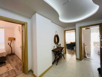 An Impressive Modern Kusadasi Apartment For Sale - A large welcoming hallway