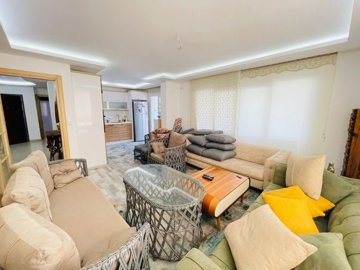 An Impressive Modern Kusadasi Apartment For Sale - Open-plan living space