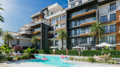 Blissful Antalya Property For Sale In Antalya - Communal pool and social facilities