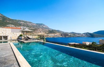 A High-End Sea-View Villa In Kalkan For Sale - A blend of nature, sea and privacy