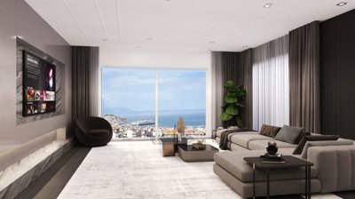 Notable Apartment with On-Complex Facilities For Sale In Kusadasi - Sizeable living rooms with natural views