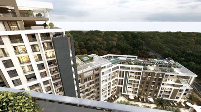 Off-Plan Hotel Concept Antalya Properties For Sale - Complex and nature views from upper floor