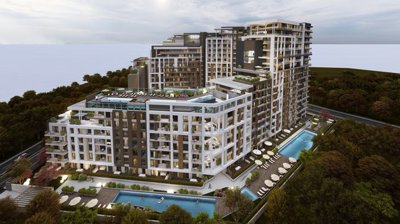 Off-Plan Hotel Concept Antalya Properties For Sale - Main view of the entire complex