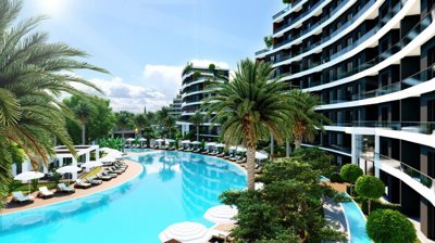 Off-Plan Antalya Investment Properties For Sale - Landscaped social areas