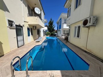 A Fully Furnished Duplex Apartment in Dalyan For Sale - Communal swimming pool