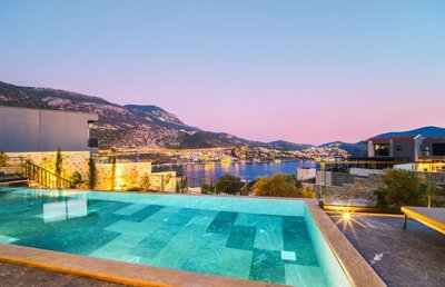 An Exquisite Sea-View Villa For Sale In Kalkan - Private infinity pool