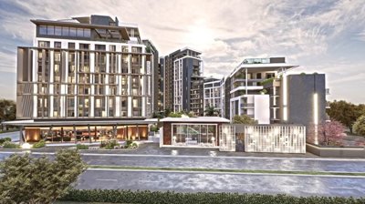 Striking Hotel Concept Antalya Properties For Sale - A modern complex with 1, 2, 3, & 4-bed options