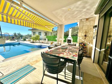 A Lovingly-Maintained Smart Home Villa For Sale In Fethiye - Shady terrace from the living space