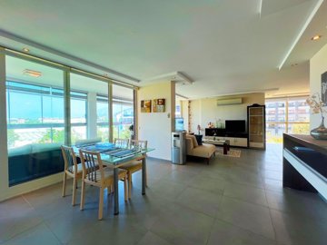 A Sea & Nature View Alanya Duplex Apartment For Sale In Kargicak - From the kitchen through to the lounge