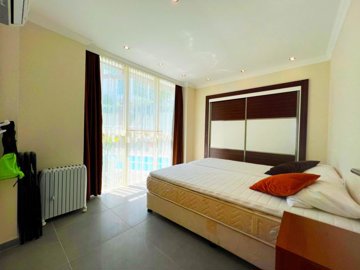 A Sea & Nature View Alanya Duplex Apartment For Sale In Kargicak - Second bedroom