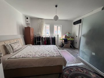 Completely Renovated Apartment in Dalyan For Sale - Master bedroom with ensuite shower room