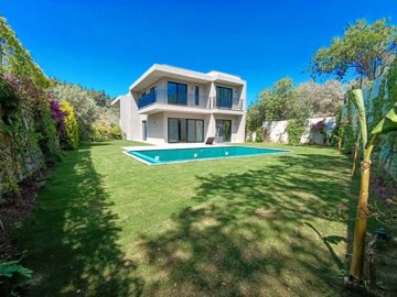 Ultra-Modern Twin Villa In Milas, Bodrum For Sale - A beautiful duplex villa with large private garden