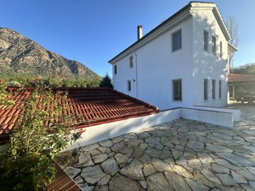 Rural Villa For Sale In Koycegiz, Dalyan - Rear paved exterior spaces