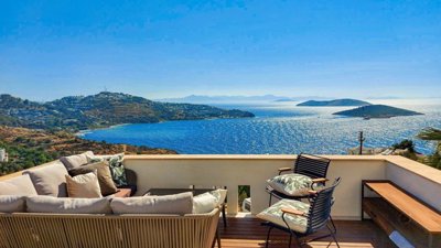 An Incredible Sea View Villa For Sale In Yalikavak – Stunning panoramic sea views from the villa