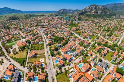 Modern Hotel In Dalyan For Sale - Arial view of the surrounding area