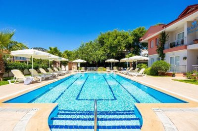 Modern Hotel In Dalyan For Sale - A large communal swimming pool